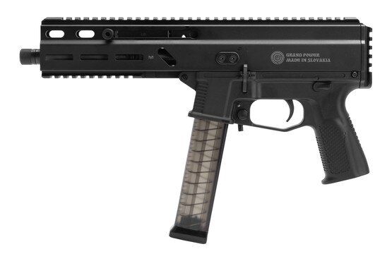 Grand Power Stribog SP45A3 8" 45ACP Carbine Pistol comes in black